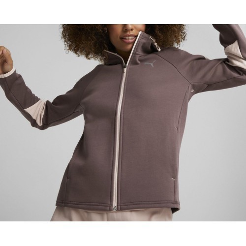 Puma Evostripe Full Zip Women's Sweatshirt Purple 849809 75