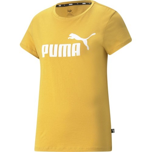 Женская футболка Puma Ess Logo Tee Yellow 586775 37