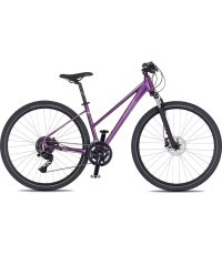 Moteriškas kroso dviratis 4EVER Pulse Disc 28” – 2026 - Violetinė/holograma