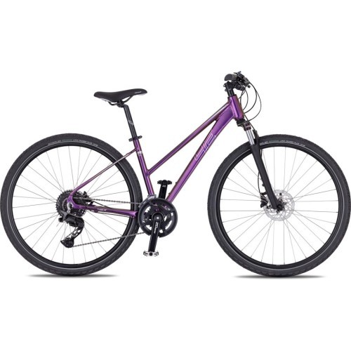 Женский кросс-велосипед 4EVER Pulse Disc 28” – 2026 - Фиолетовый/голограмма