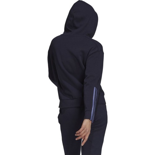 Adidas W DK FZ Hoodie Women's Sweatshirt Blue H07805