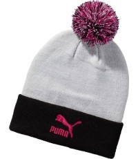 Puma Kepurė Pom Pom Beanie White Black