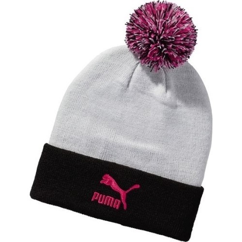 Шапка Puma Pom Pom Beanie White Black