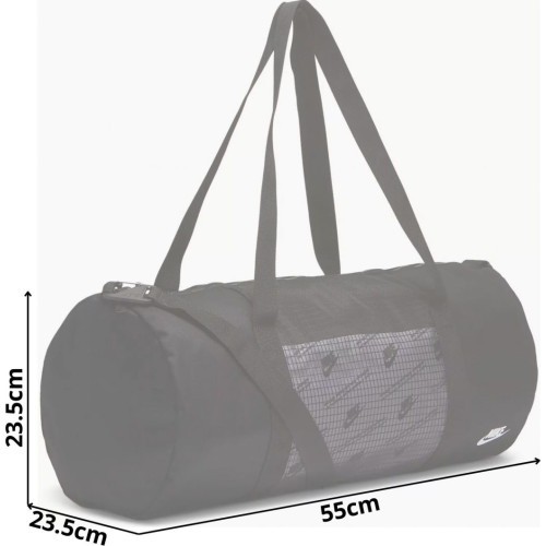Nike Sports Bag NK Heritage Duffle - Prm Mtrl Black
