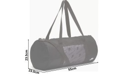 Спортивная сумка Nike NK Heritage Duffle - Prm Mtrl Black