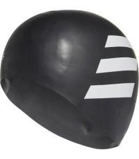 Шапочка для плавания Adidas Sil 3S, чёрная