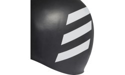 Шапочка для плавания Adidas Sil 3S, чёрная