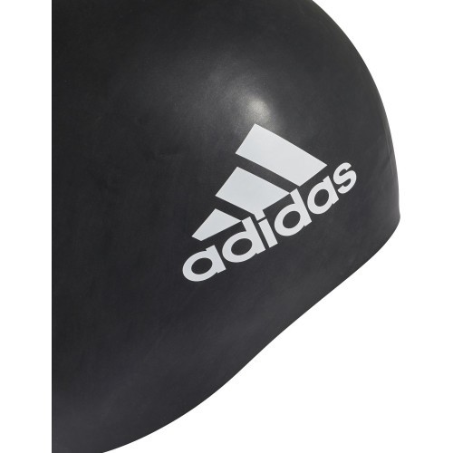 Шапочка для плавания Adidas Sil 3S, чёрная