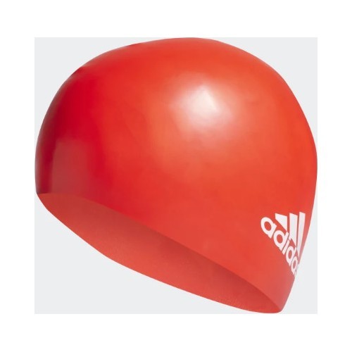 Adidas Swimming Cap Sil 3S Cap Y Red HE5081