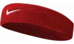Повязка на голову Nike Swoosh красная NNN07 601