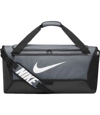 Nike Brasilia M Duff 9.5 Sports Bag - 60 l, Gray DH7710 068