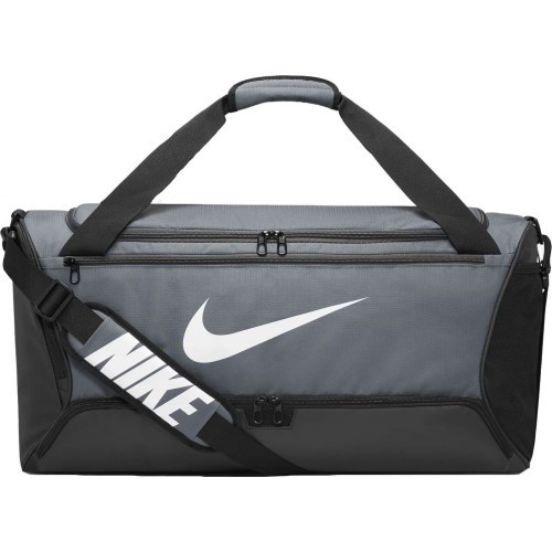 Спортивная сумка Nike Brasilia M Duff 9.5 - 60 л, серая DH7710 068