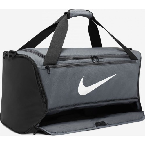 Спортивная сумка Nike Brasilia M Duff 9.5 - 60 л, серая DH7710 068