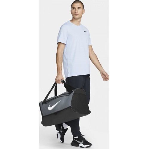 Nike Brasilia M Duff 9.5 Sports Bag - 60 l, Gray DH7710 068
