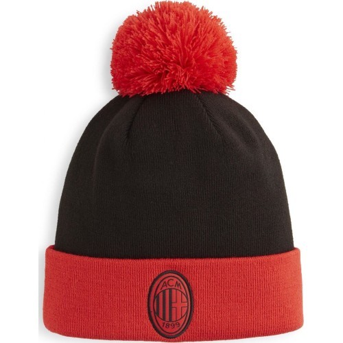 Puma Acm Ess Pom Pom Cap Black Red 025709 04