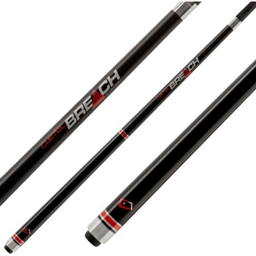 Бильярдный кий Cuetec Breach Cynergy CT-15K Carbon Break, металлик-чёрный, 3/8x14