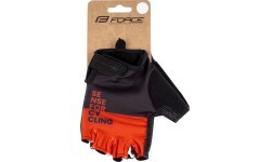 Force FINE gloves, size L (black/red)