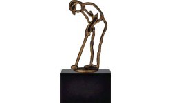 BEL561 Golf Statuette - 15,5cm - Bronza