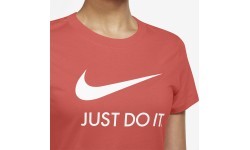 Nike NSW Tee JDI Slim women's top, coral CI1383 814