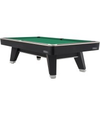Biliardo stalas Pool Mr-Sung ACURRA by Rasson, 9 ft, matinis juodas (Strong Black), Simonis 760 gelbgrün