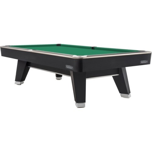 Бильярдный стол Pool Mr-Sung ACURRA by Rasson, 9 ft, матовый черный (Strong Black), Simonis 760 gelbgrün