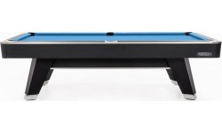 Бильярдный стол Pool Mr-Sung ACURRA by Rasson, 9 ft, матовый черный (Strong Black), Simonis 760 gelbgrün