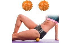 Massage Ball inSPORTline Supaiku 2 pcs - Orange