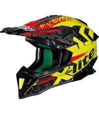 Motokroso šalmas X-Lite X-502 Nac-Nac LED, geltonas - Juoda/geltona