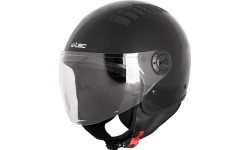 Atviro veido šalmas W-TEC Baraldo - Blizgi juoda
