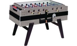 Soccer / Foosball Table, Garlando Coperto, with Coin Slot, incl. glass cover, Sport Professional