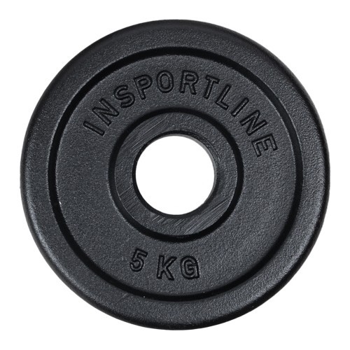 Cast Iron Olympic Weight Plate inSPORTline Castblack OL, 5kg