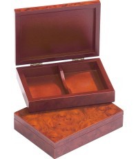Card Box Philos Wooden 15.3x11.2 cm 