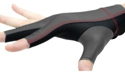 Бильярдная перчатка Cuetec Axis, 3 пальца, на правую руку, серая, L