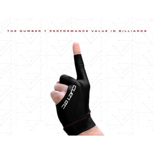Billiard Glove, Cuetec Axis, 3-Finger, speed gray, to wear on right hand, L