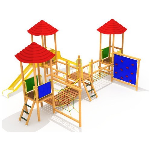 Wooden Kids Playground Model 0505A