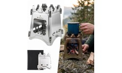 Folding Wood-Burning Camping Stove inSPORTline Stefol