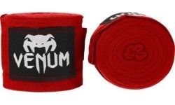 Boxing Handwraps Venum Kontact Original, 4 m - Red
