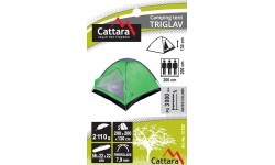 Трехместная палатка Cattara Triglav 200 x 200 x 130 см