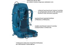 Highlander Ben Nevis vyriška kuprinė, 65 l - Mėlyna (atlantis)