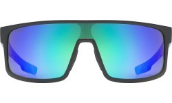 Uvex LGL 51 Glasses Black Matt / Mirror Green