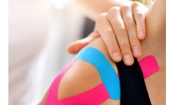 Kineziologinis teipas Yate, rožinis, 5 cm x 5 m