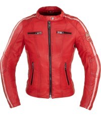 Women’s Leather Jacket W-TEC Umana - Red