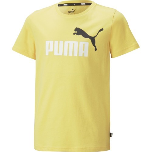 Puma Ess+ 2 Col Logo Tee Junior Yellow 586985 45