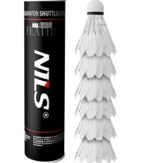 NBL6206 SHUTTLECOCKS FEATHERS 6 PCS. NILS