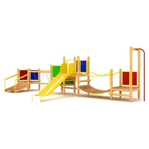 Деревянная детская игровая площадка Model 0400F/1