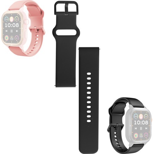 Replacement Strap for Smart Watches inSPORTline Gradana & Melagra, Black