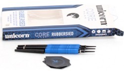 Smiginio strėlytės Unicorn Core Plus Rubberized Brass Blue, 3 vnt.