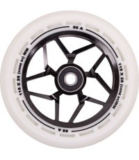 Scooter Wheels LMT L, 115mm, w/ ABEC, 9 Bearings - Black/White