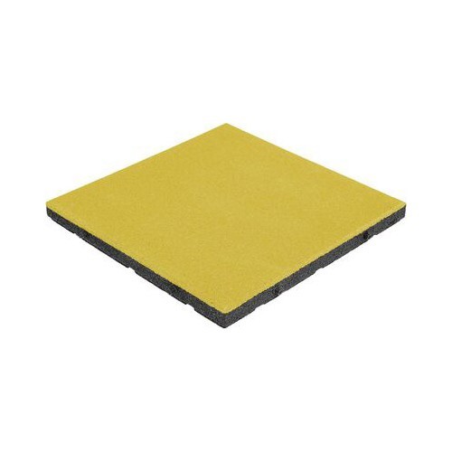 Резиновая плитка Base Standard - квадратная, жёлтая