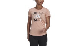 Женская блузка Adidas Run Logo W 1 Peach GV1352